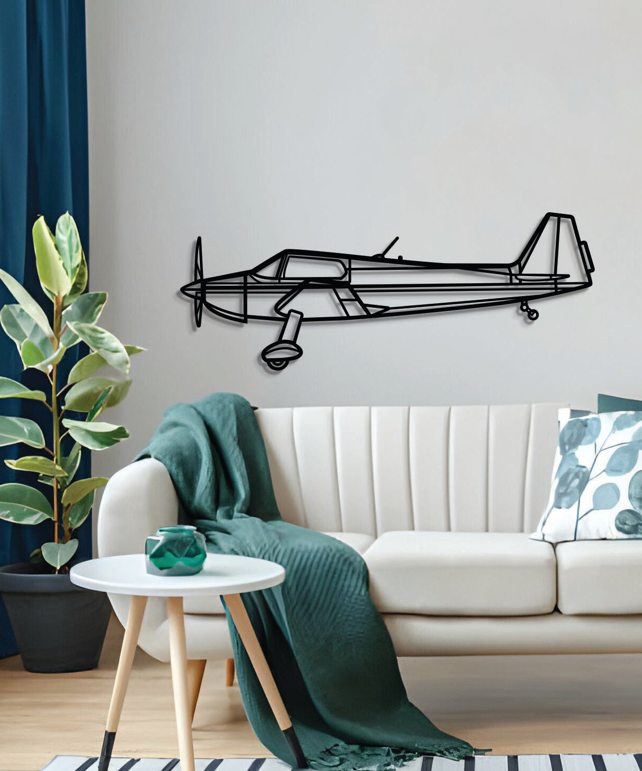 Bo 207 Metallflugzeug Wandkunst - NCP0525