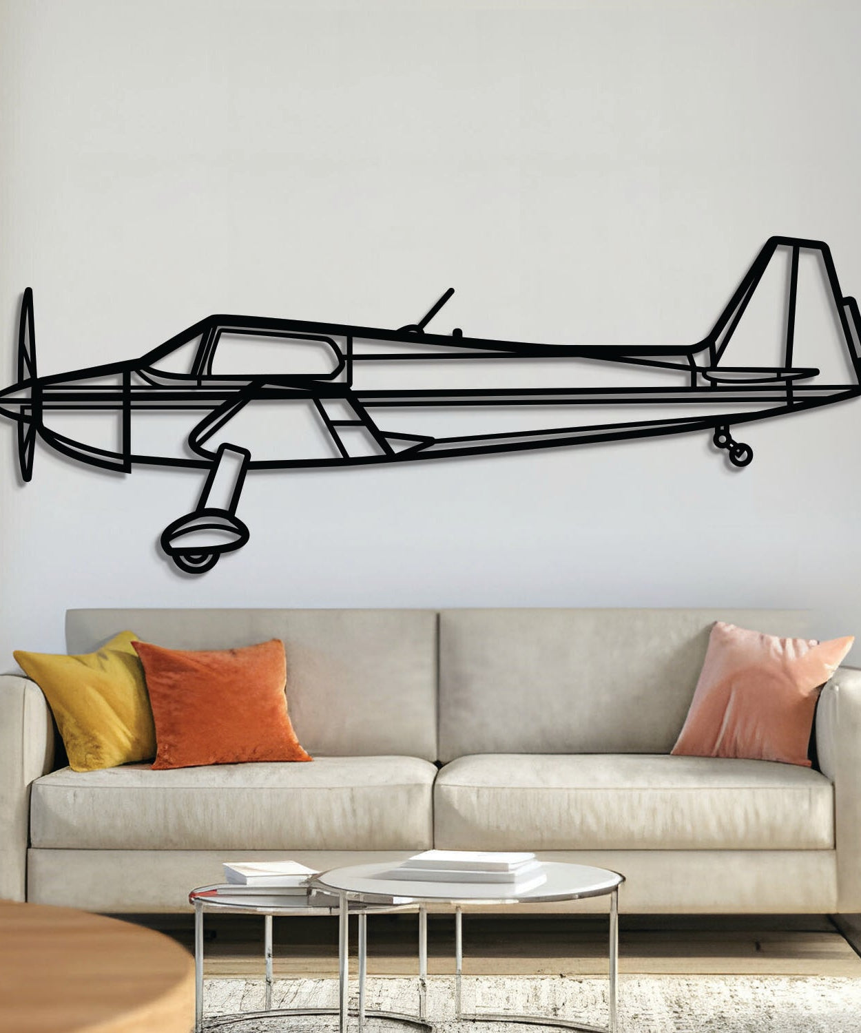 Bo 207 Metallflugzeug Wandkunst - NCP0525