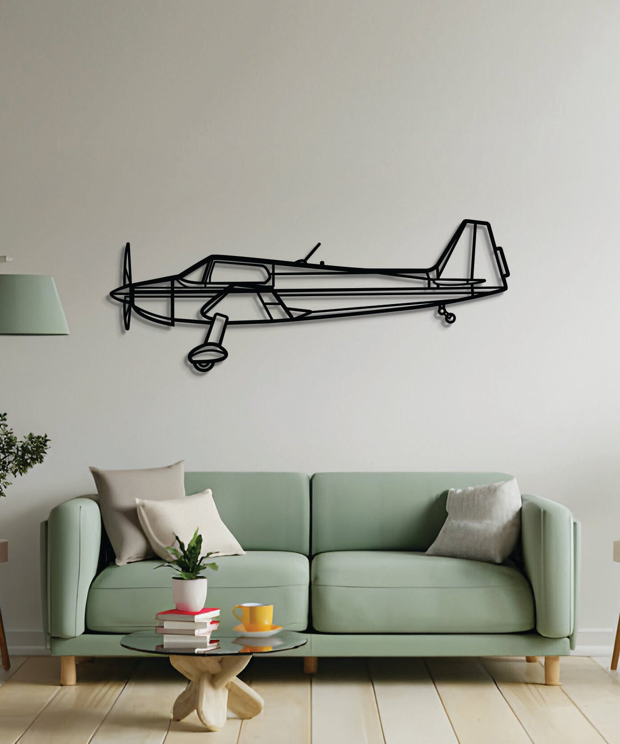 Bo 207 Metallflugzeug Wandkunst - NCP0525
