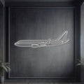 737 Metal Neon Aircraft Wall Art - NCN0002