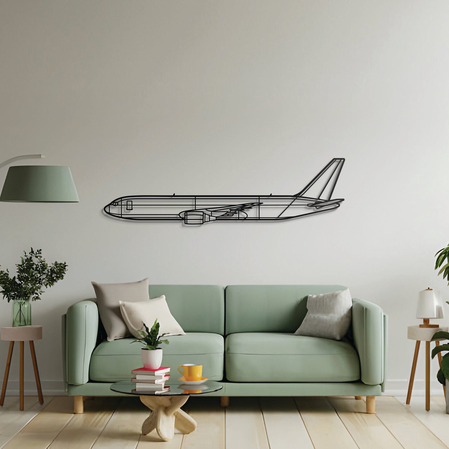 767-300F Metal Aircraft Wall Art - NCP0308