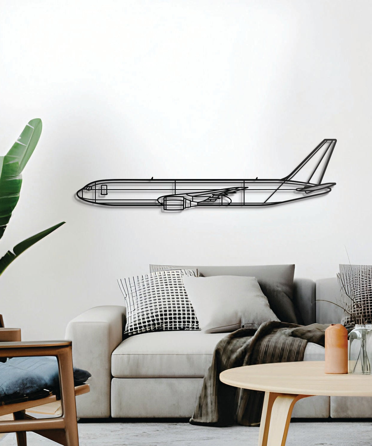 767-300F Metall Flugzeug Wandkunst - NCP0308