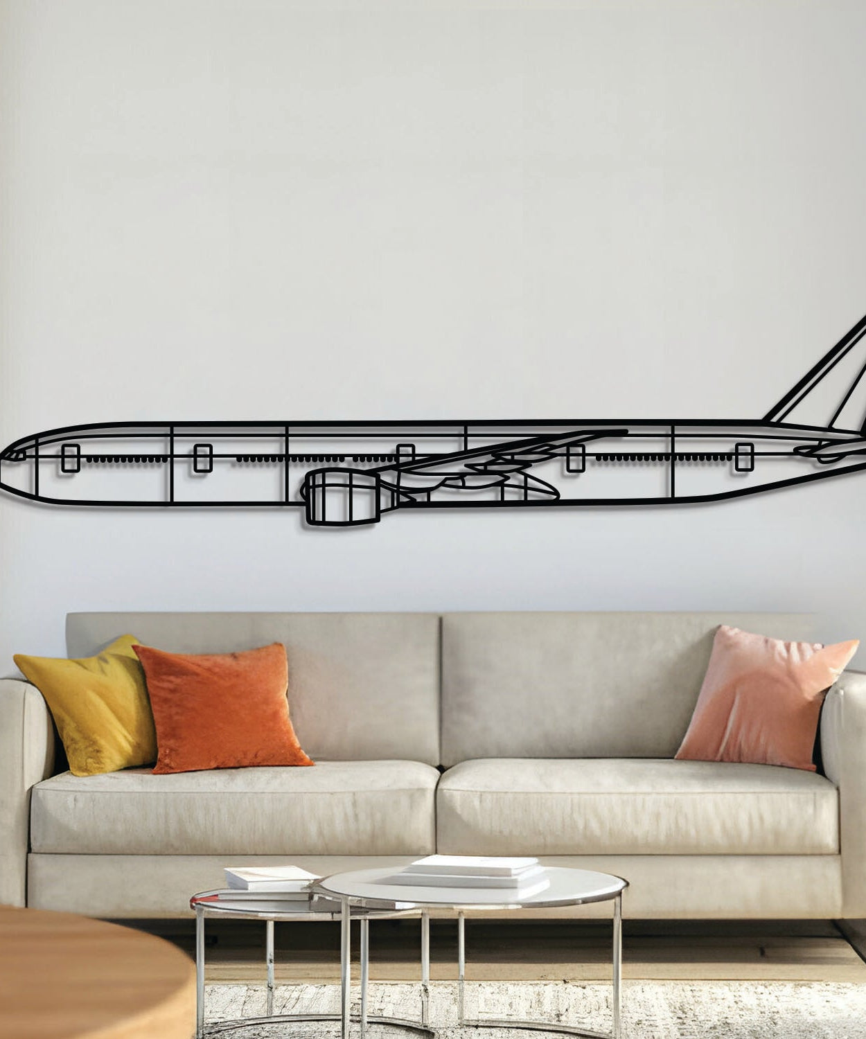 777-300ER Metall-Flugzeug Wandkunst – NCP0012