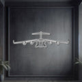 C-17 Globemaster III Metal Neon Aircraft Wall Art - NCN0018