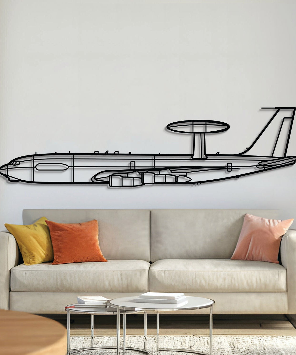 E-3G Sentry Metall Flugzeug Wandkunst - NCP0273