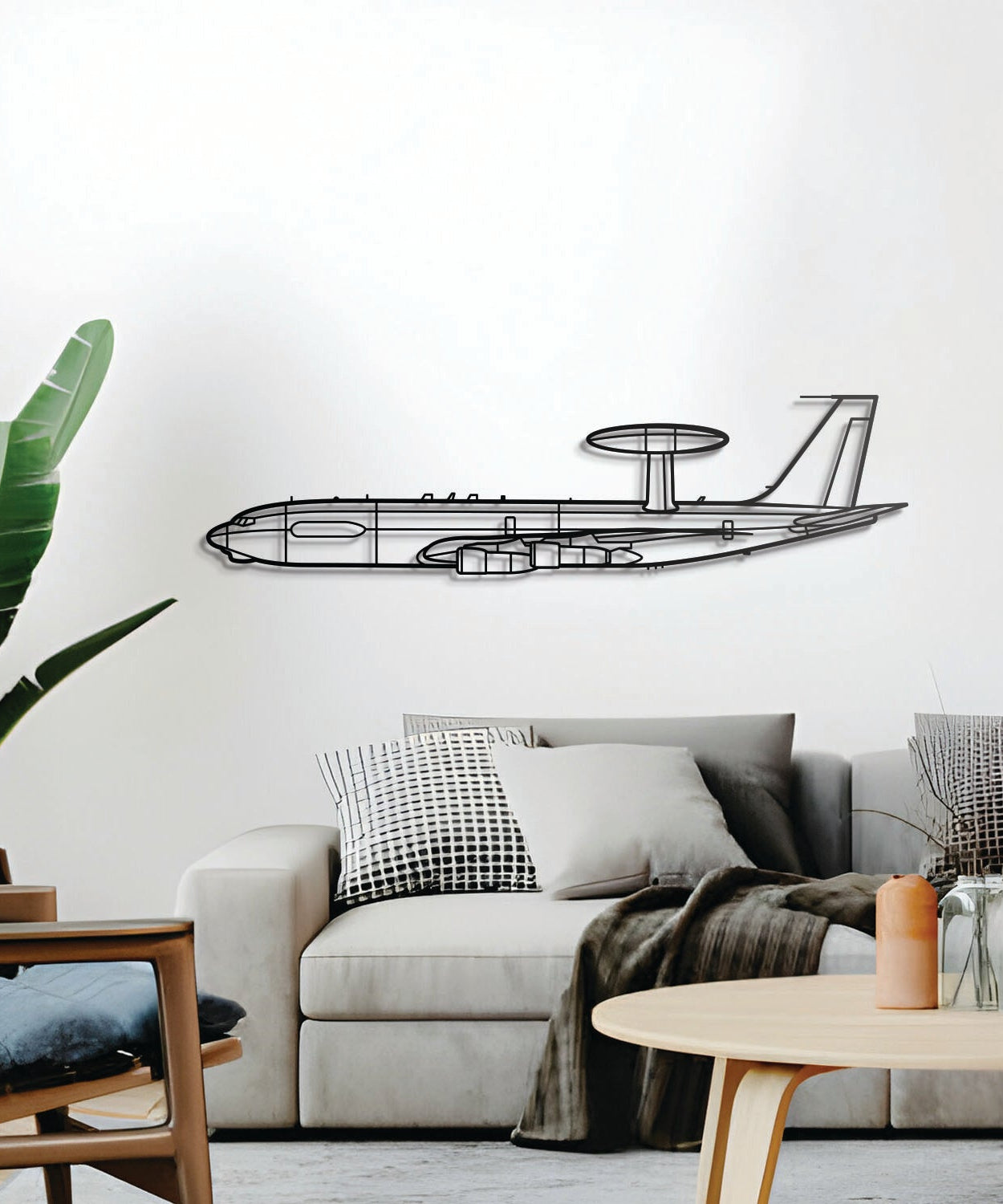 E-3G Sentry Metall Flugzeug Wandkunst - NCP0273