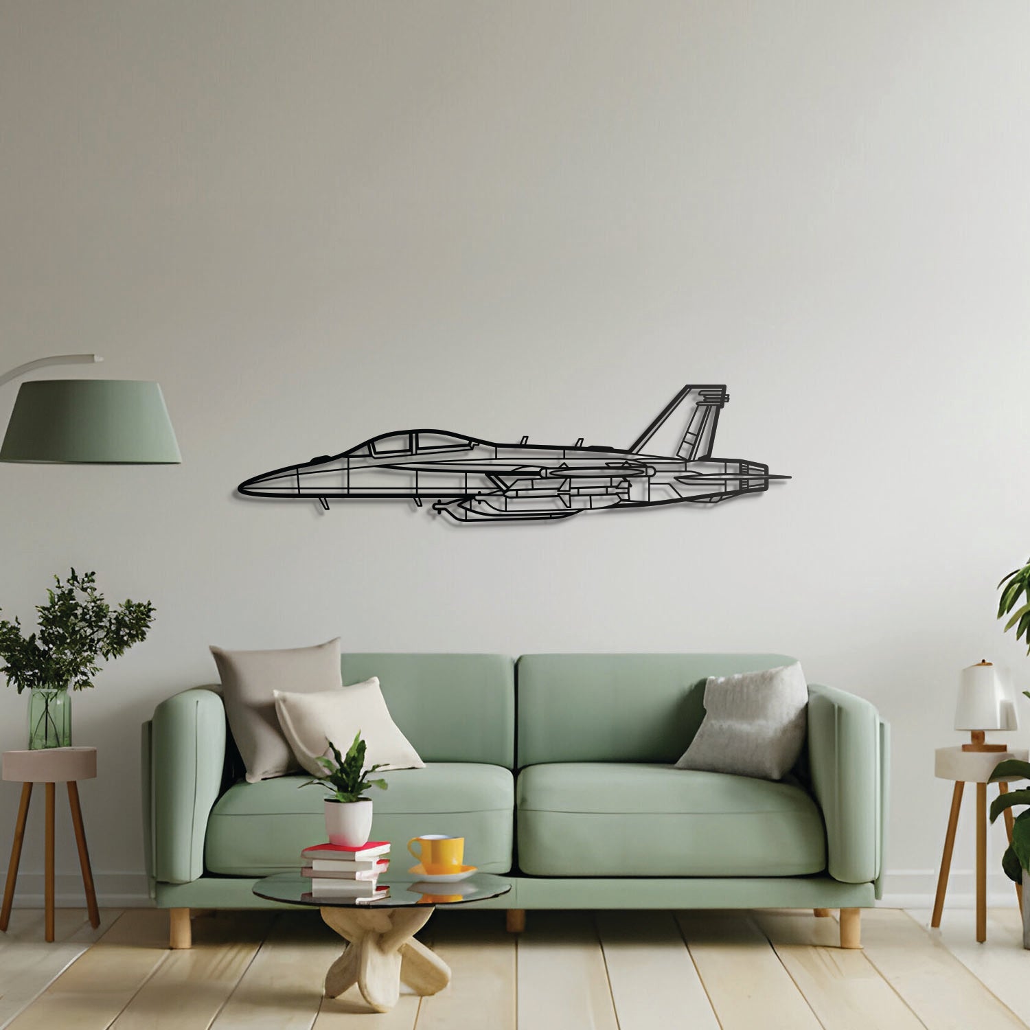 EA-18 Growler Metal Aircraft Wall Art - NCP0063