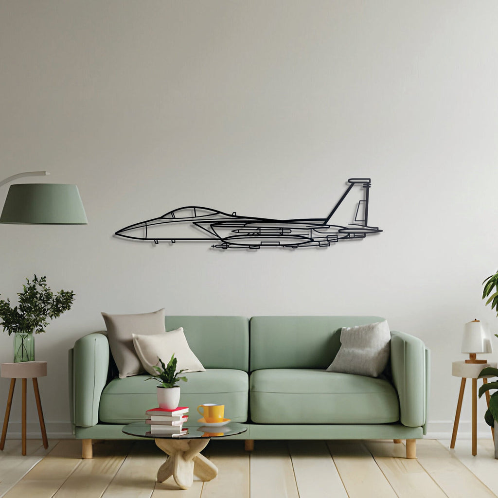 F-15 Strike Eagle Metal Aircraft Wall Art - NCP0074