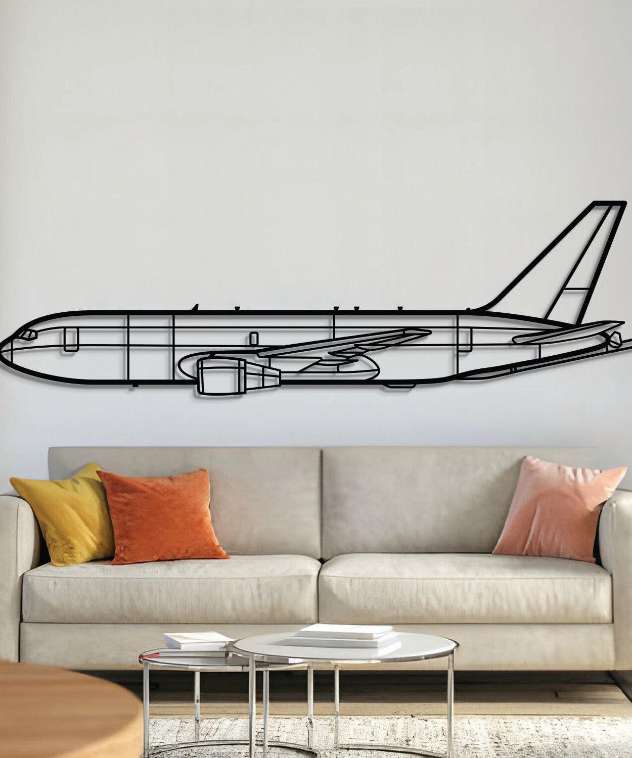 KC-46 Metallflugzeug Wandkunst - NCP0181