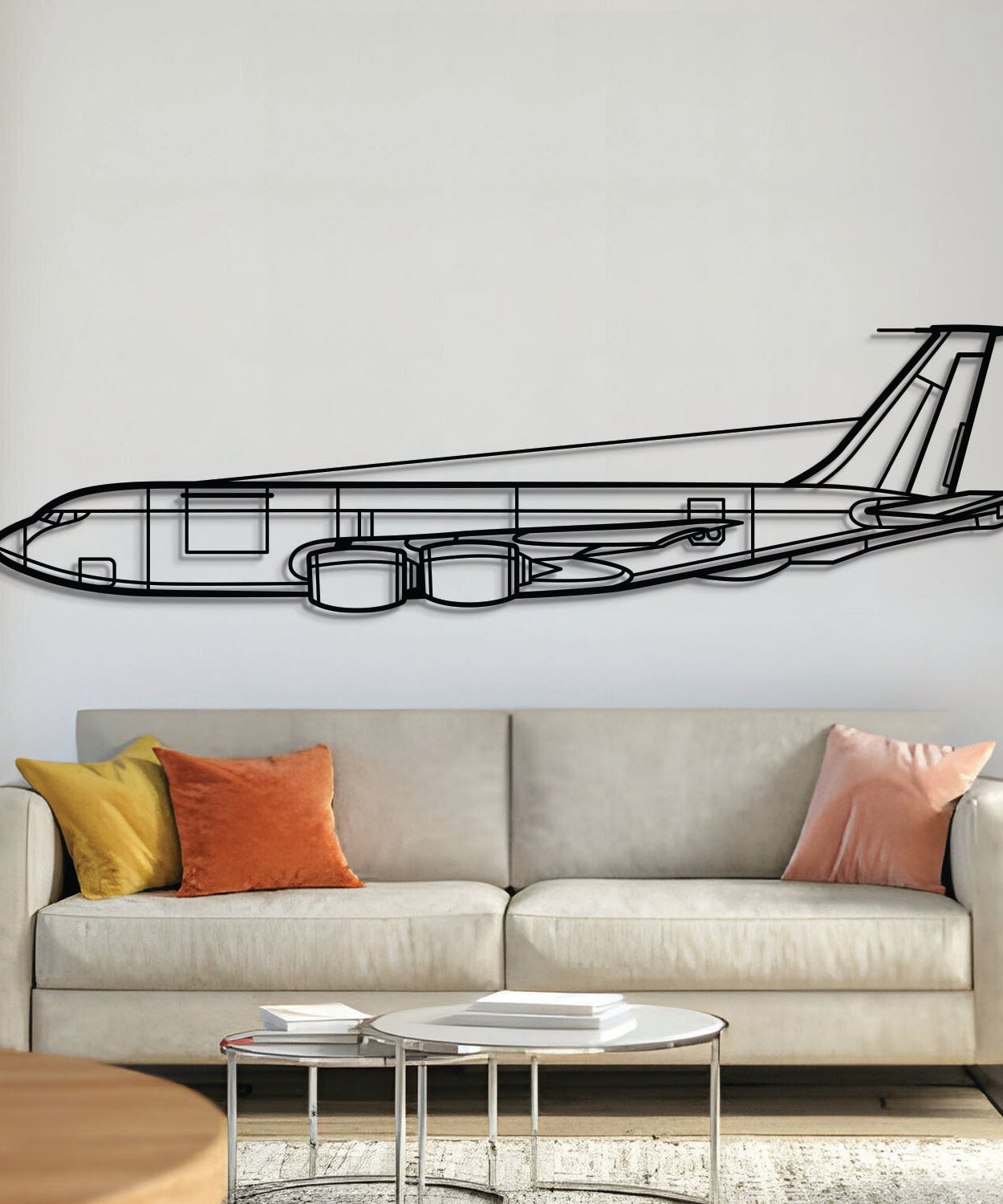KC-135R Stratotanker Metall Flugzeug Wandkunst - NCP0100