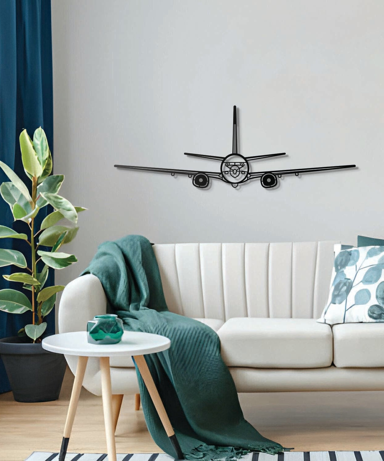 P-8 Poseidon Front Metal Flugzeug Wandkunst - NCP0436