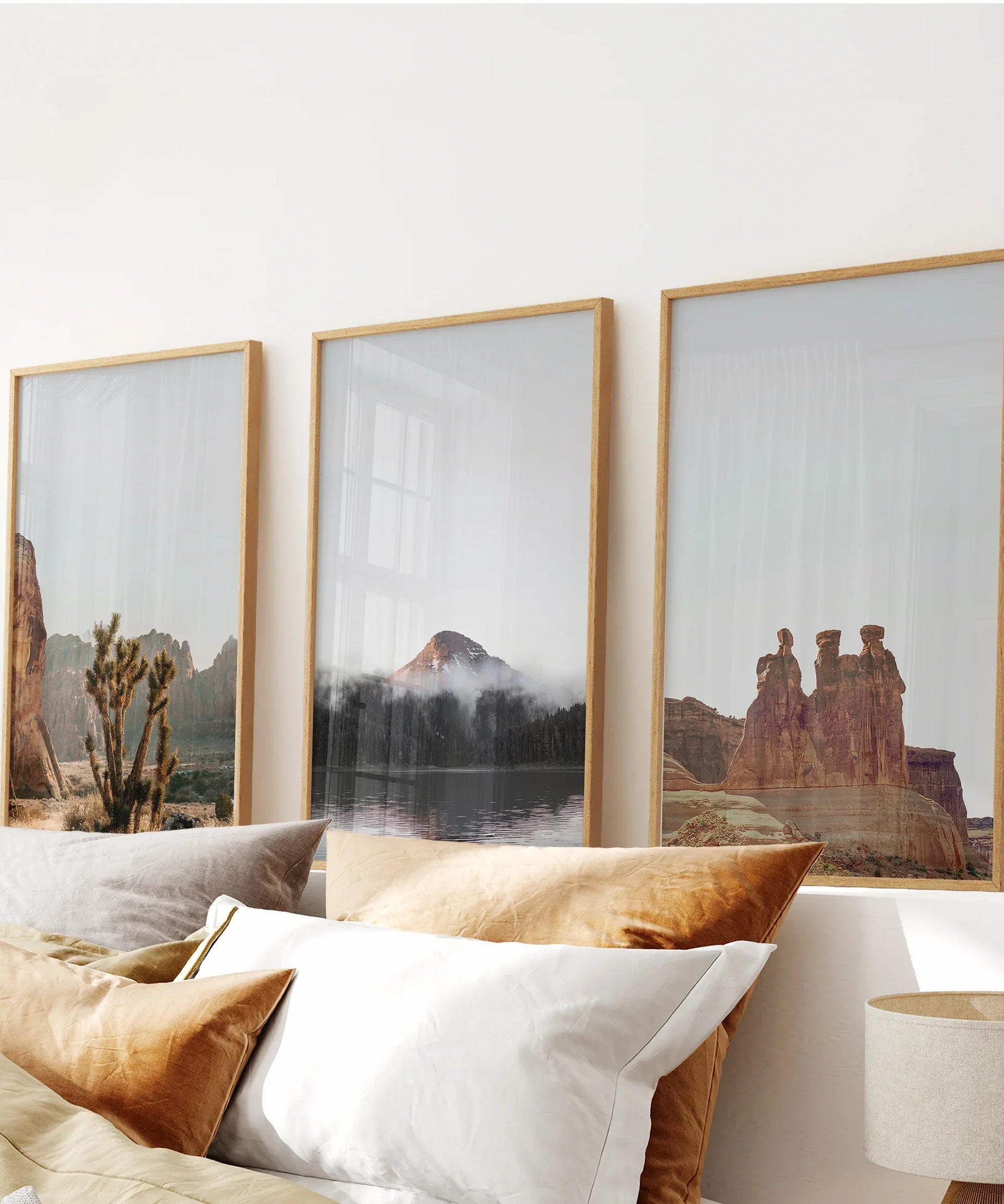 Southwest Desert Set of 3 Prints. Canyon Landscape, Red Rock