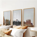 Southwest Desert Set of 3 Prints. Canyon Landscape, Red Rock