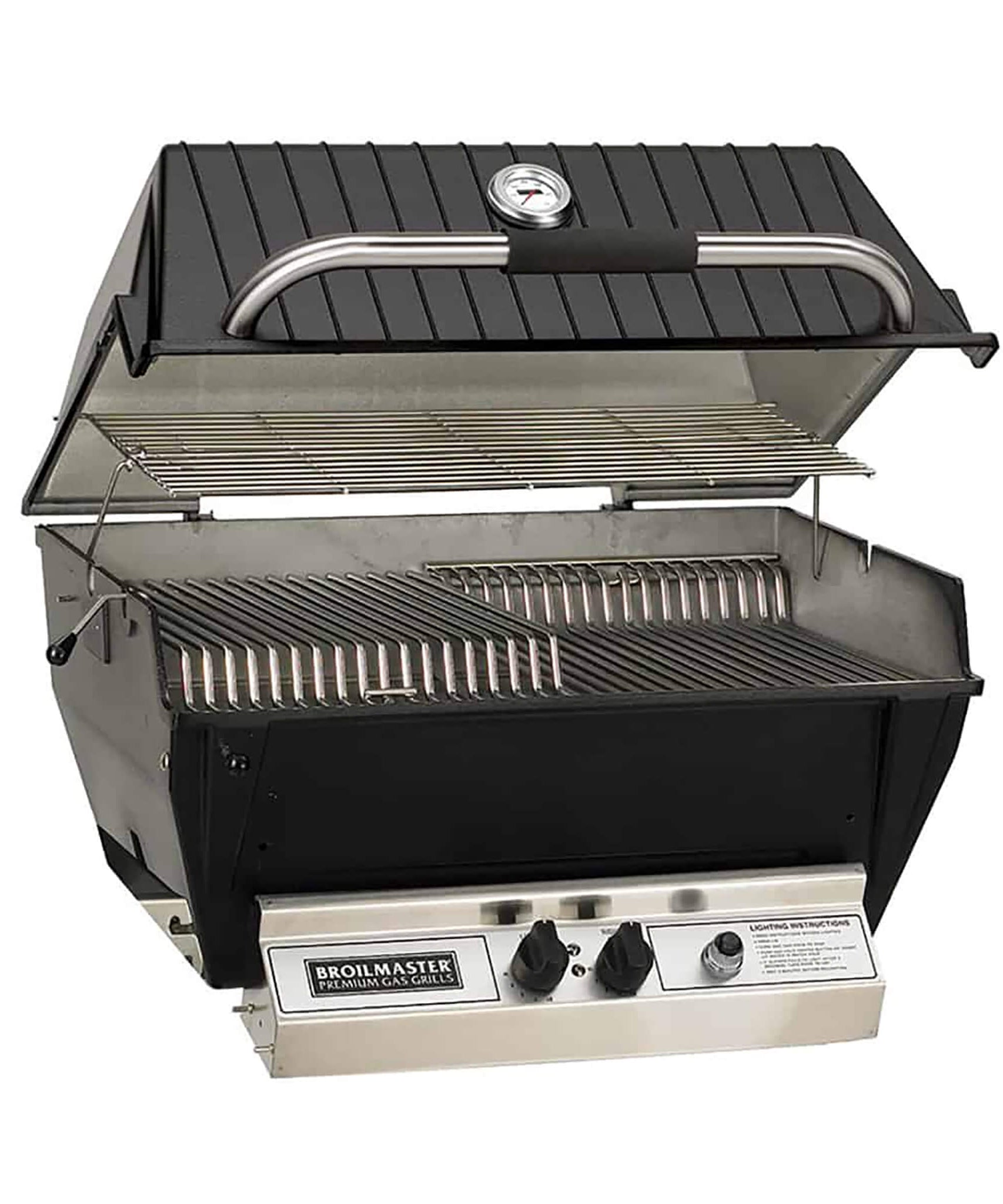 Broilmaster P3X Super Premium Cast Aluminum Gas Grill With Flare Busters, Griddle And Smoker Shutter (SAK98194)