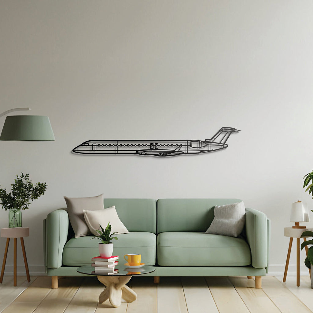 CRJ900 Metal Aircraft Wall Art - NCP0054