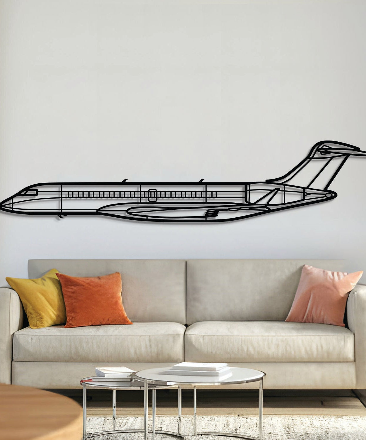 Global 7500 Wandkunst aus Metall - NCP0092