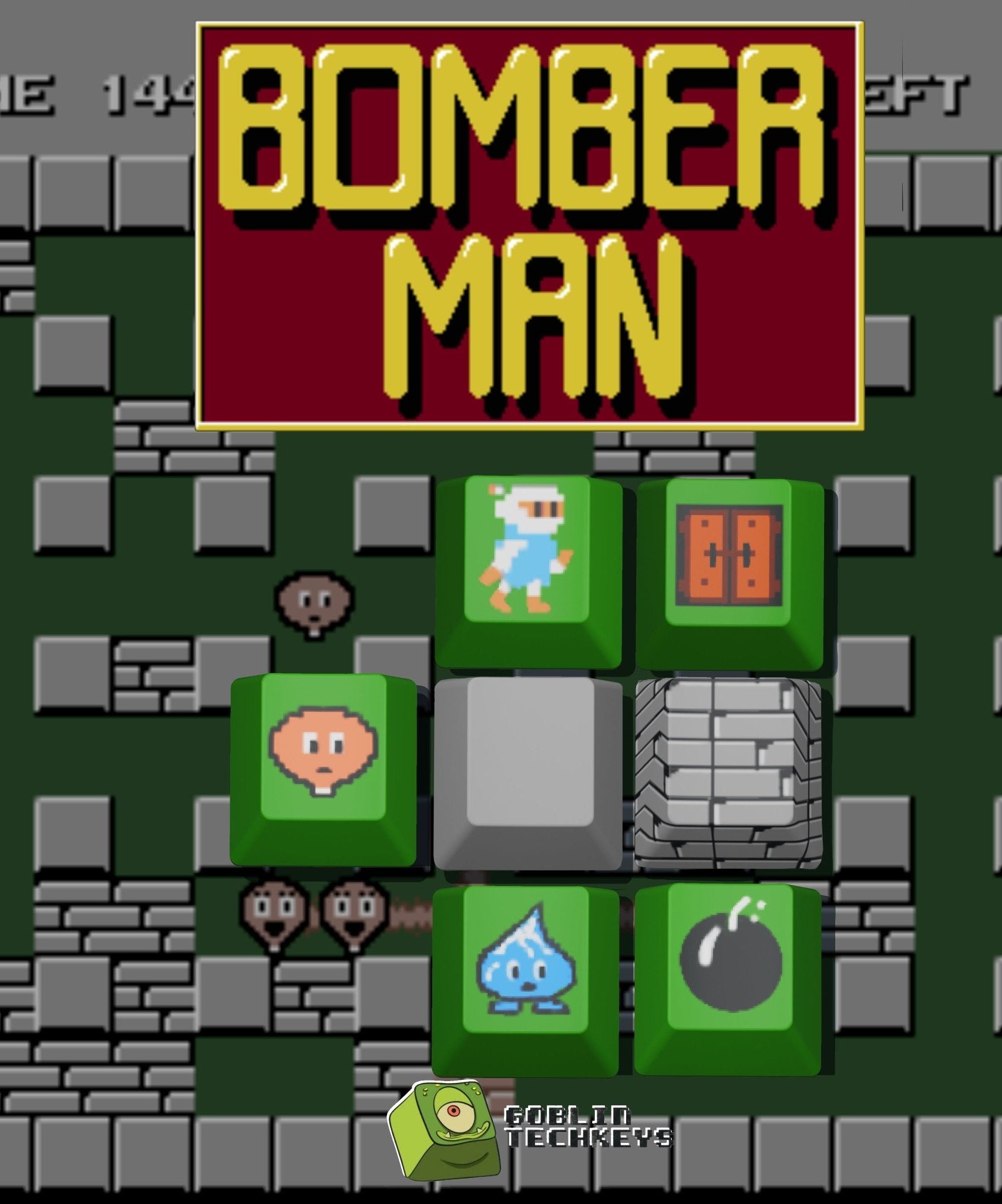 Bomberman Inspired Keycap Set