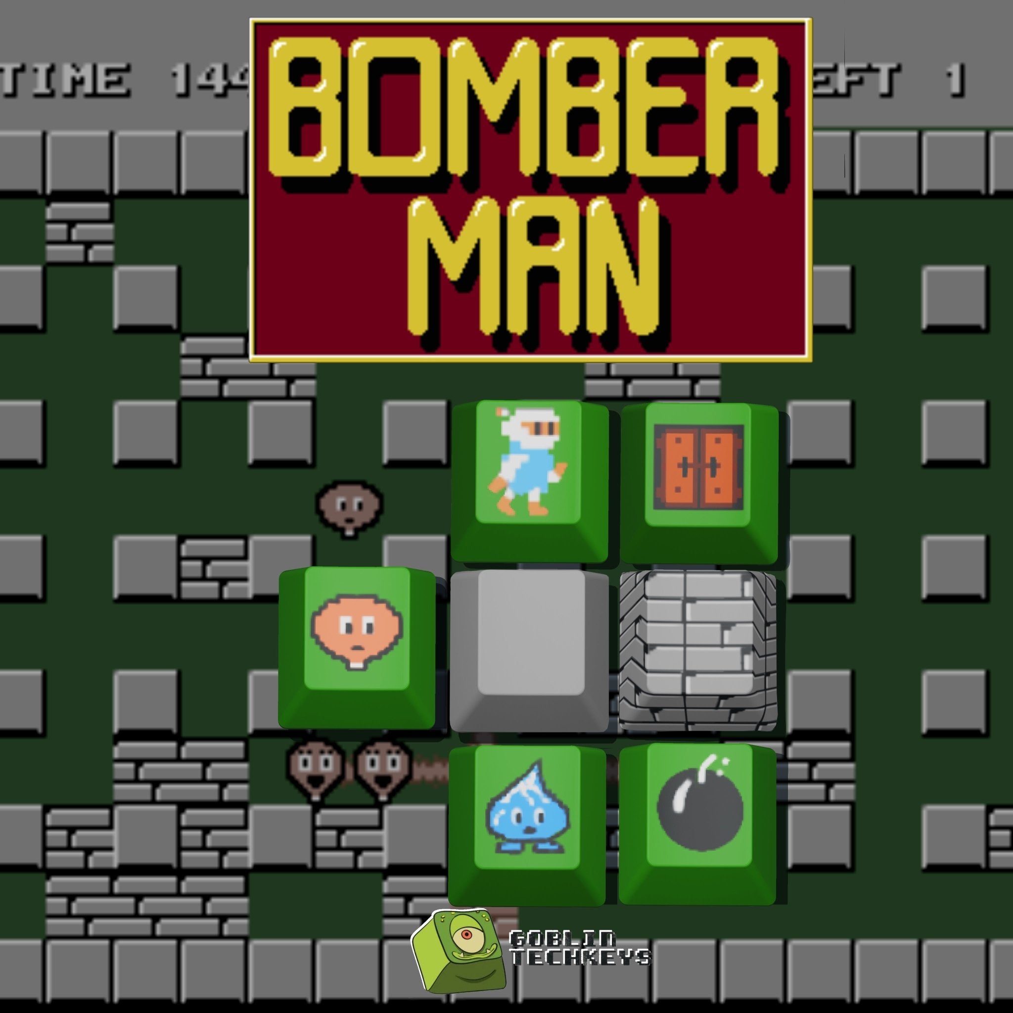 Bomberman Inspired Keycap Set