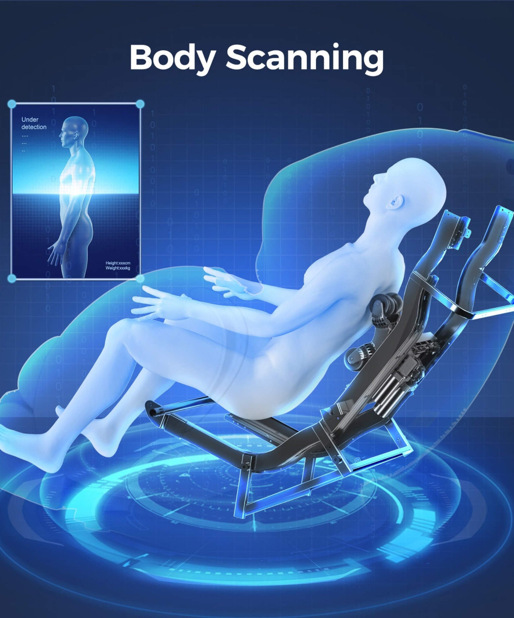Bosscare Full Body 3D Zero Gravity Shiatsu Recliner Massage Chair With App (SAK32840)