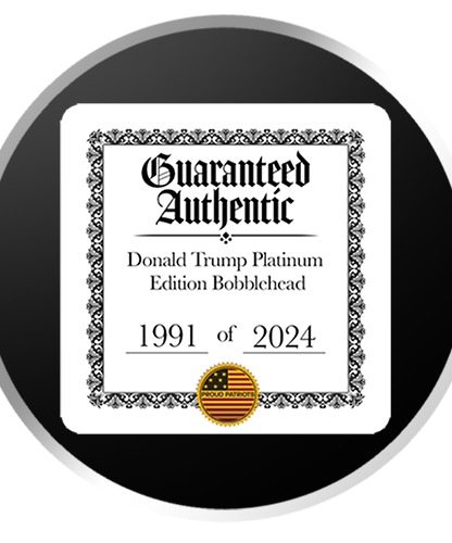 Platinum Trump Bobblehead (Limited Run of 2024 Units)