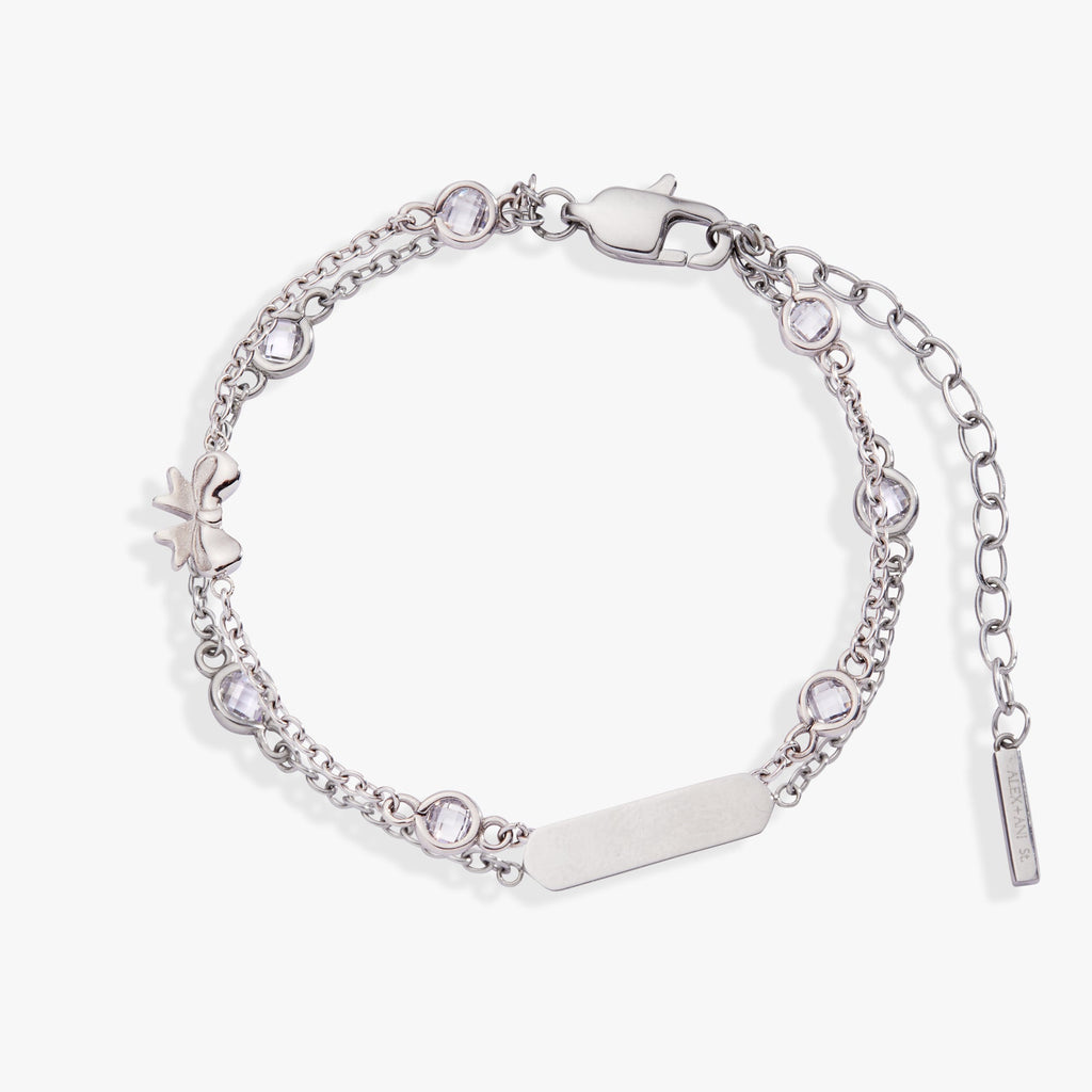 Bow Chain Double Strand Bracelet