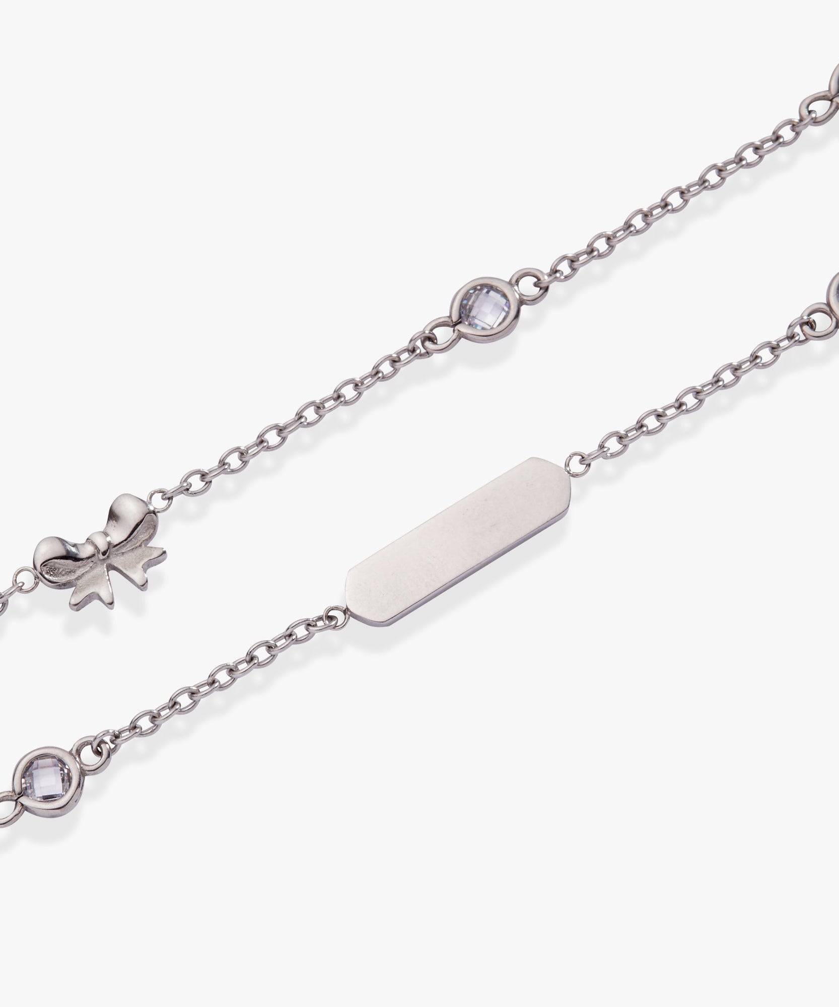Bow Chain Double Strand Bracelet