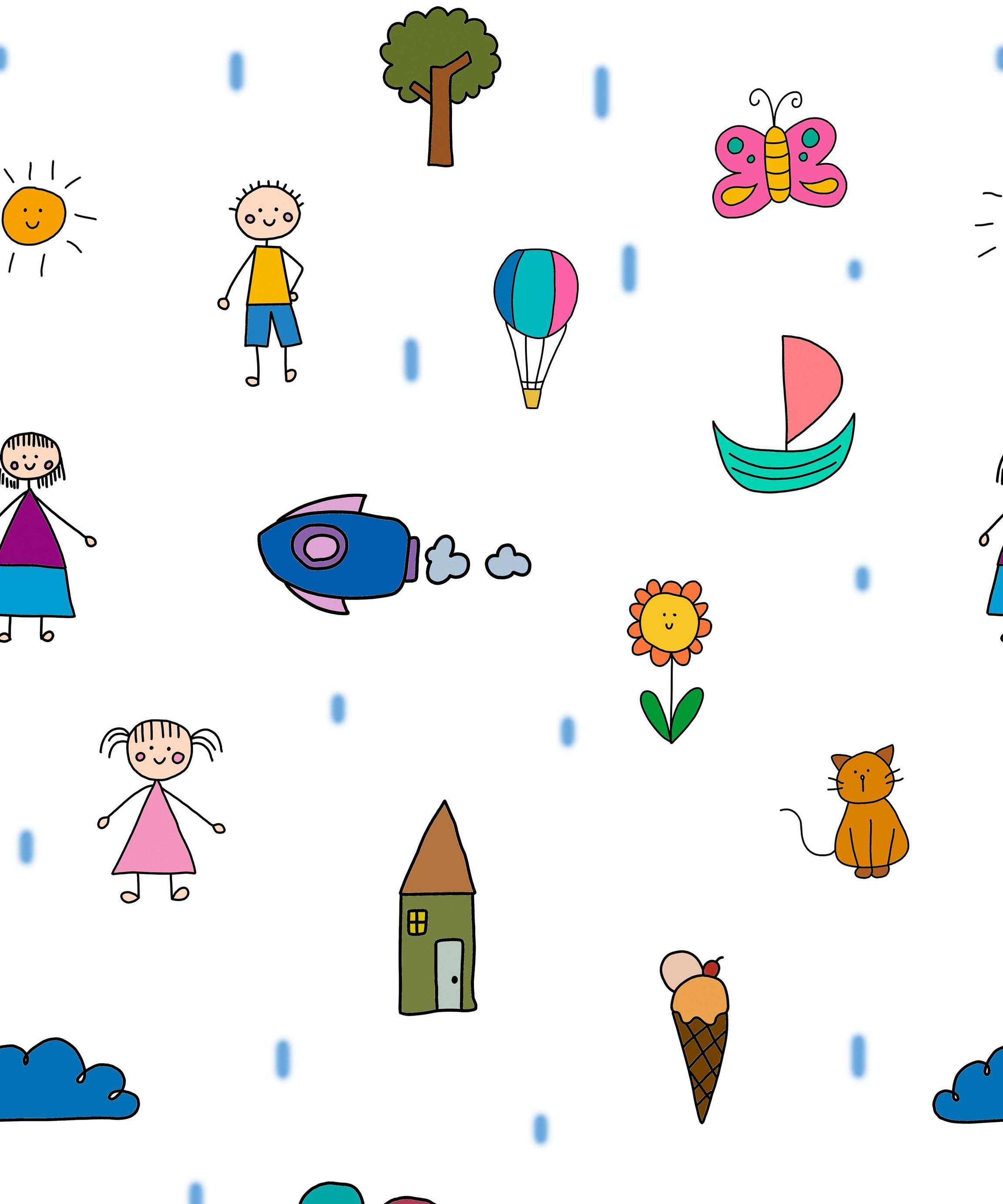 Boy & Girl Kids Printed Canopy