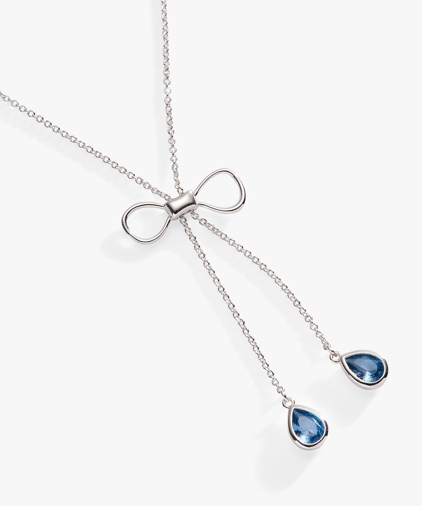 Bow Adjustable Slider Necklace