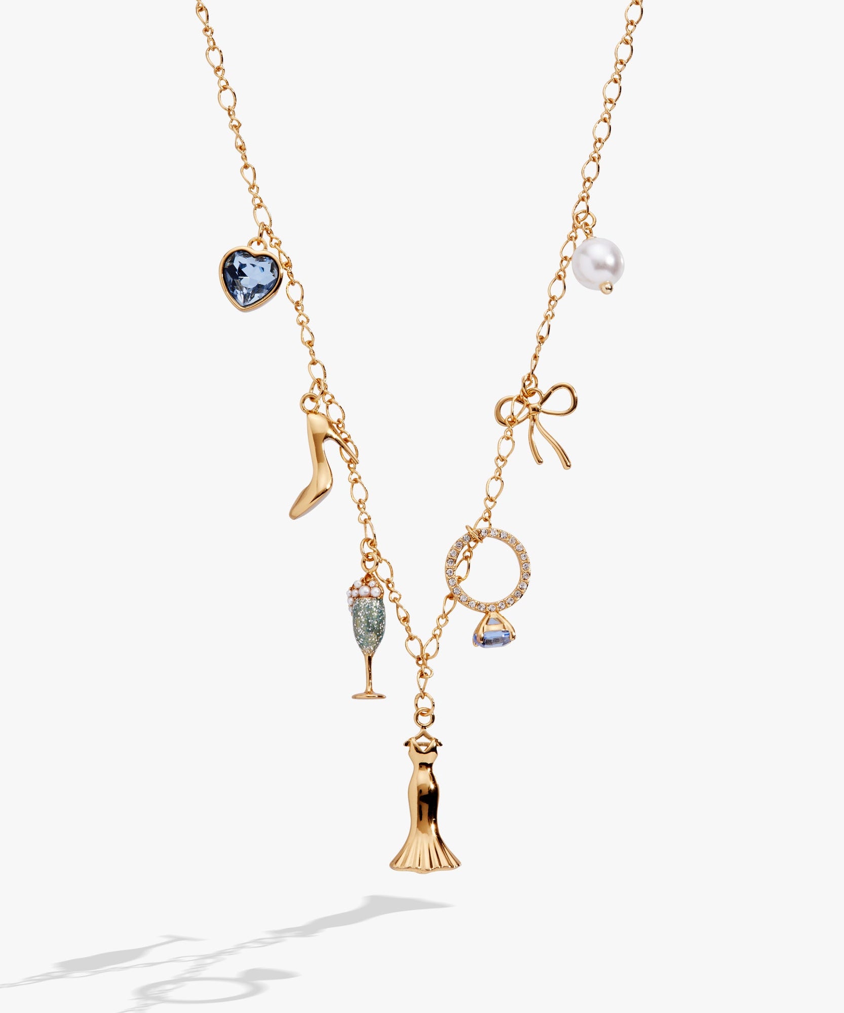 Bridal Multi-Charm Necklace
