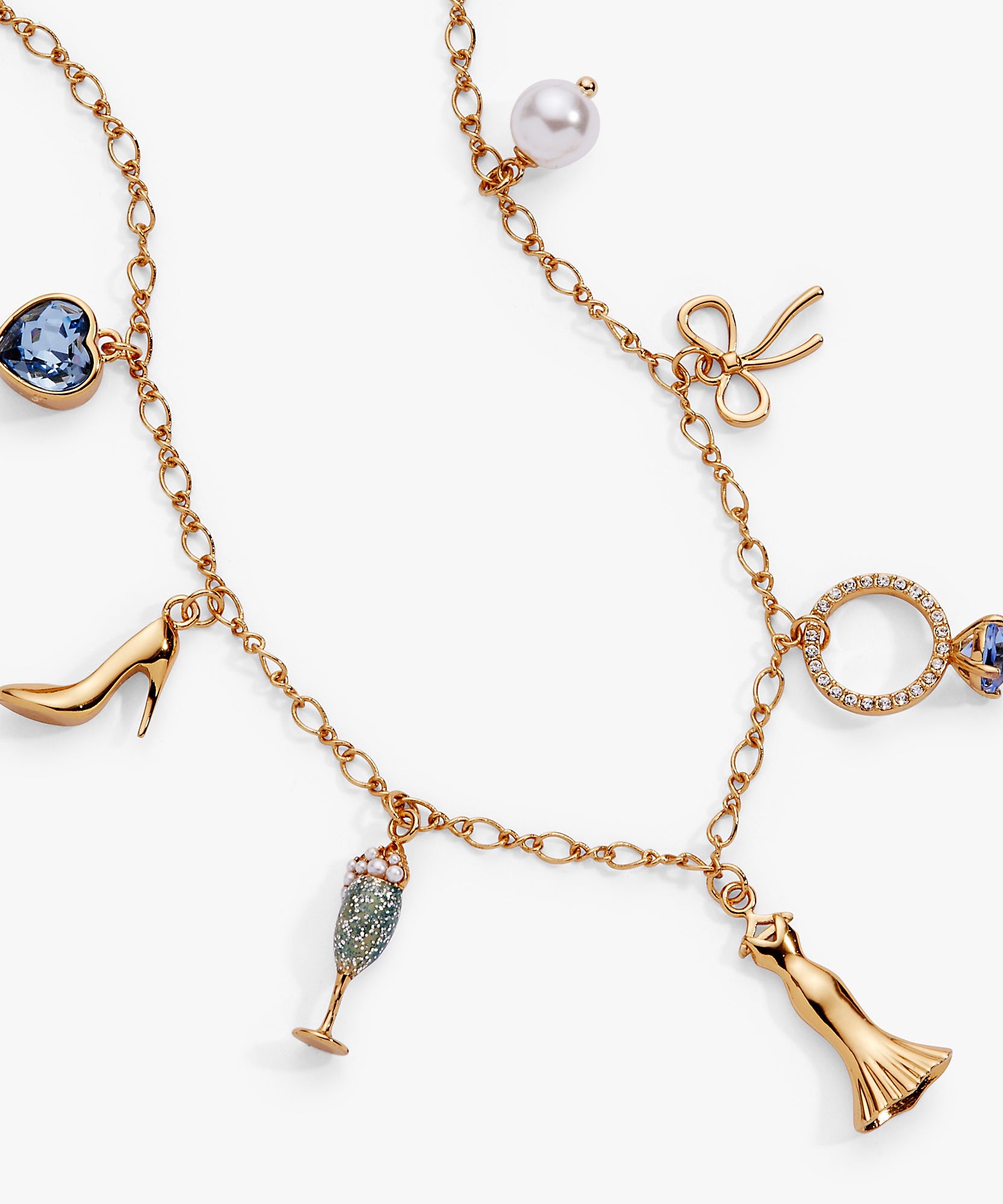 Bridal Multi-Charm Necklace