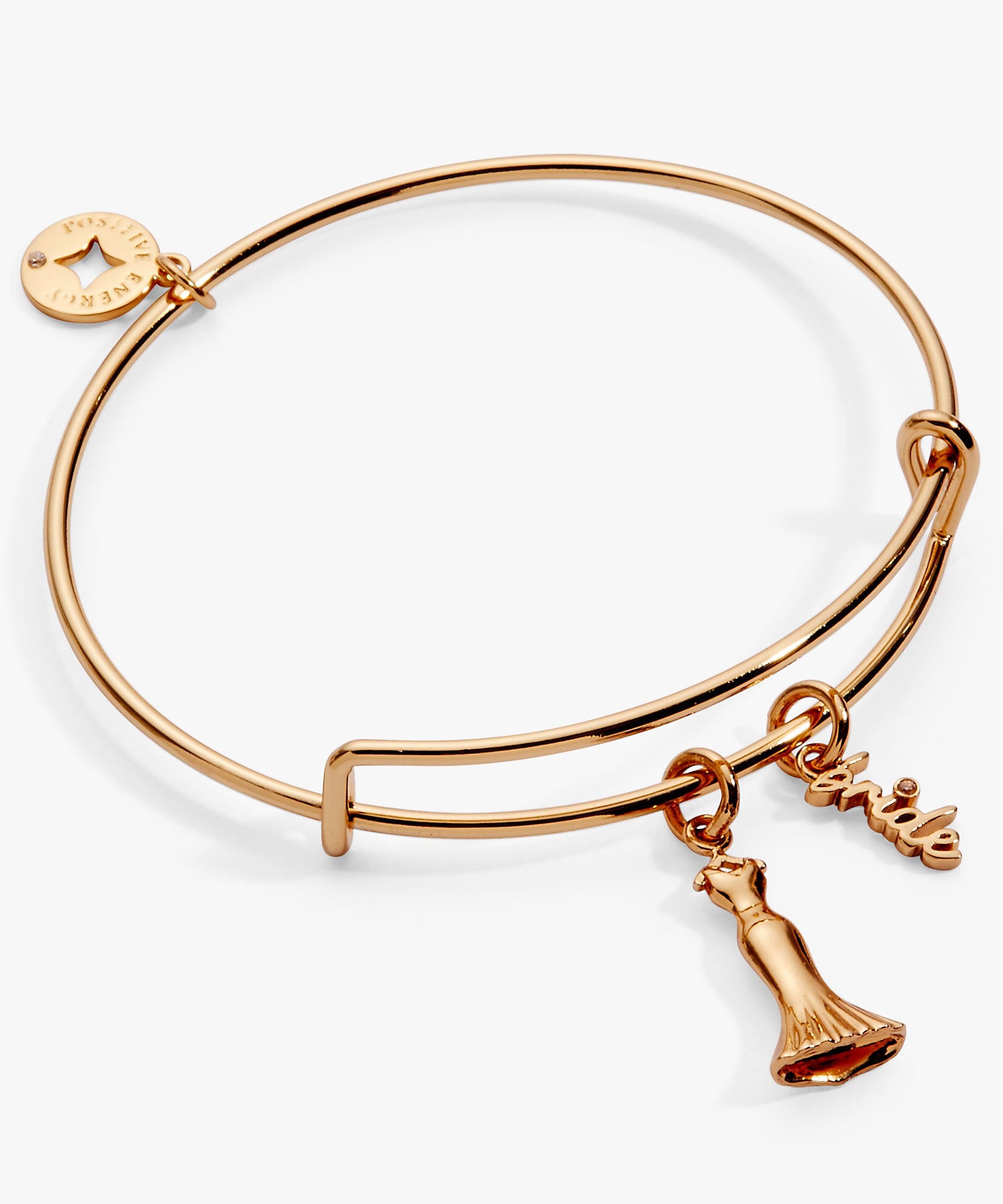 Bridal Gown Duo Charm Bangle