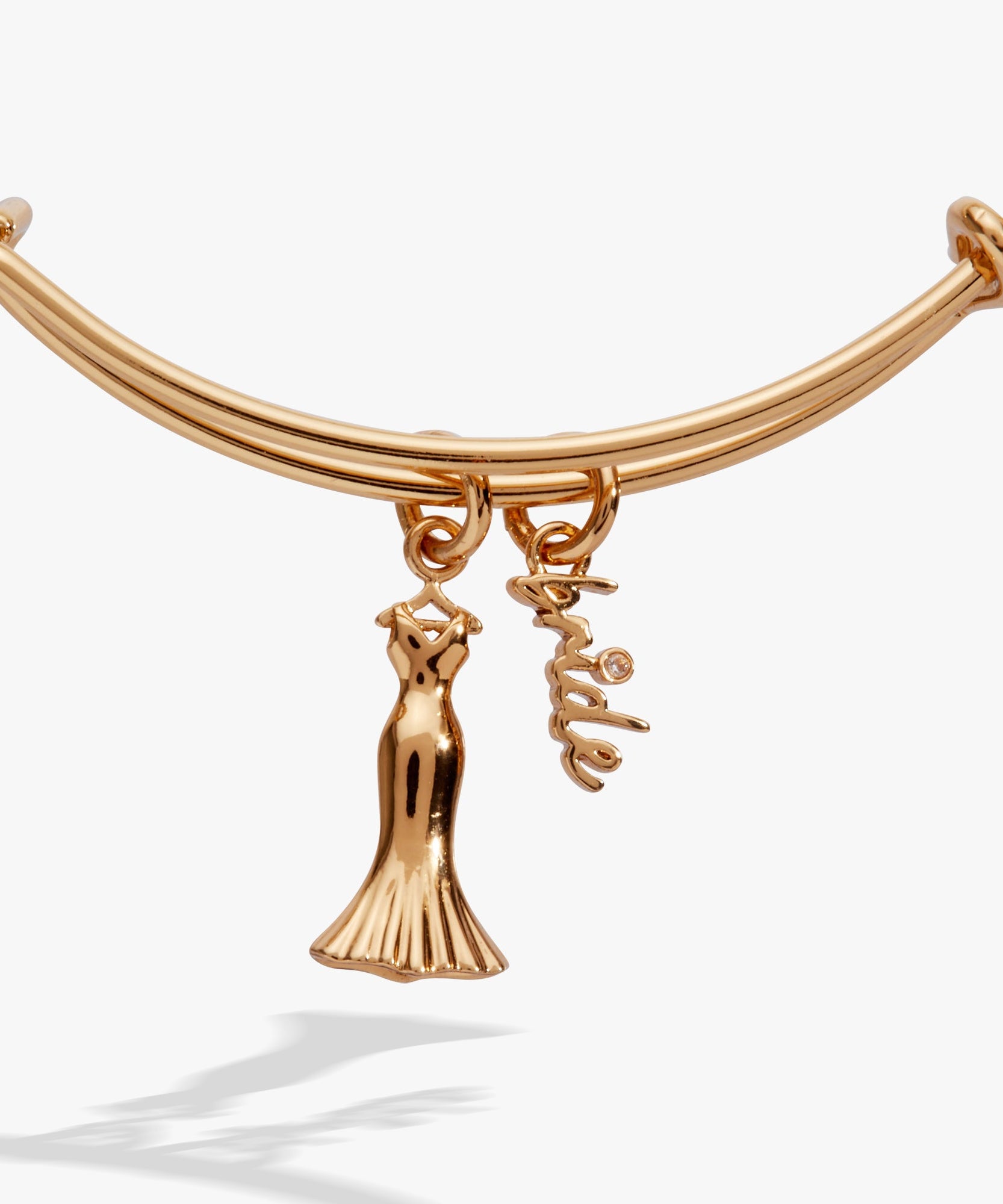 Bridal Gown Duo Charm Bangle