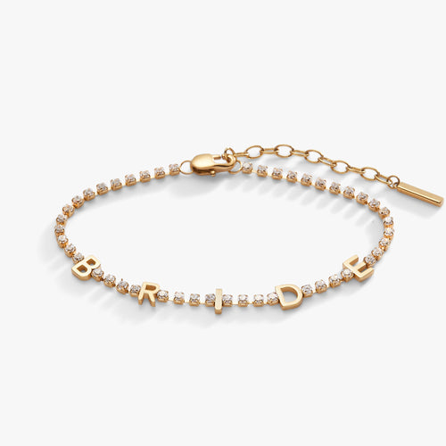 "Bride" Crystal Tennis Bracelet