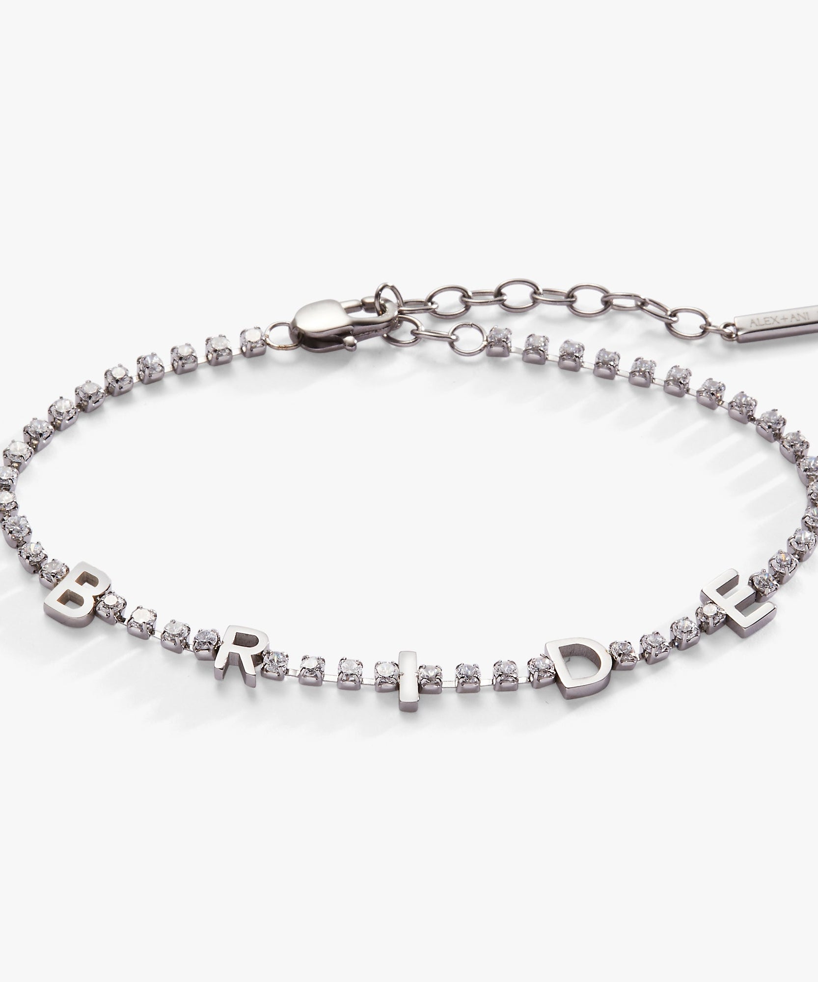 "Bride" Crystal Tennis Bracelet