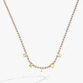 “Bride” Crystal Tennis Necklace