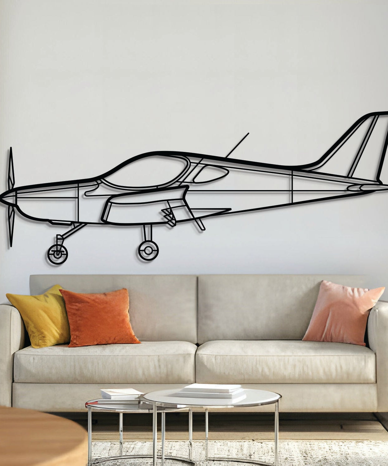 Bristell Metallflugzeug Wandkunst - NCP0262
