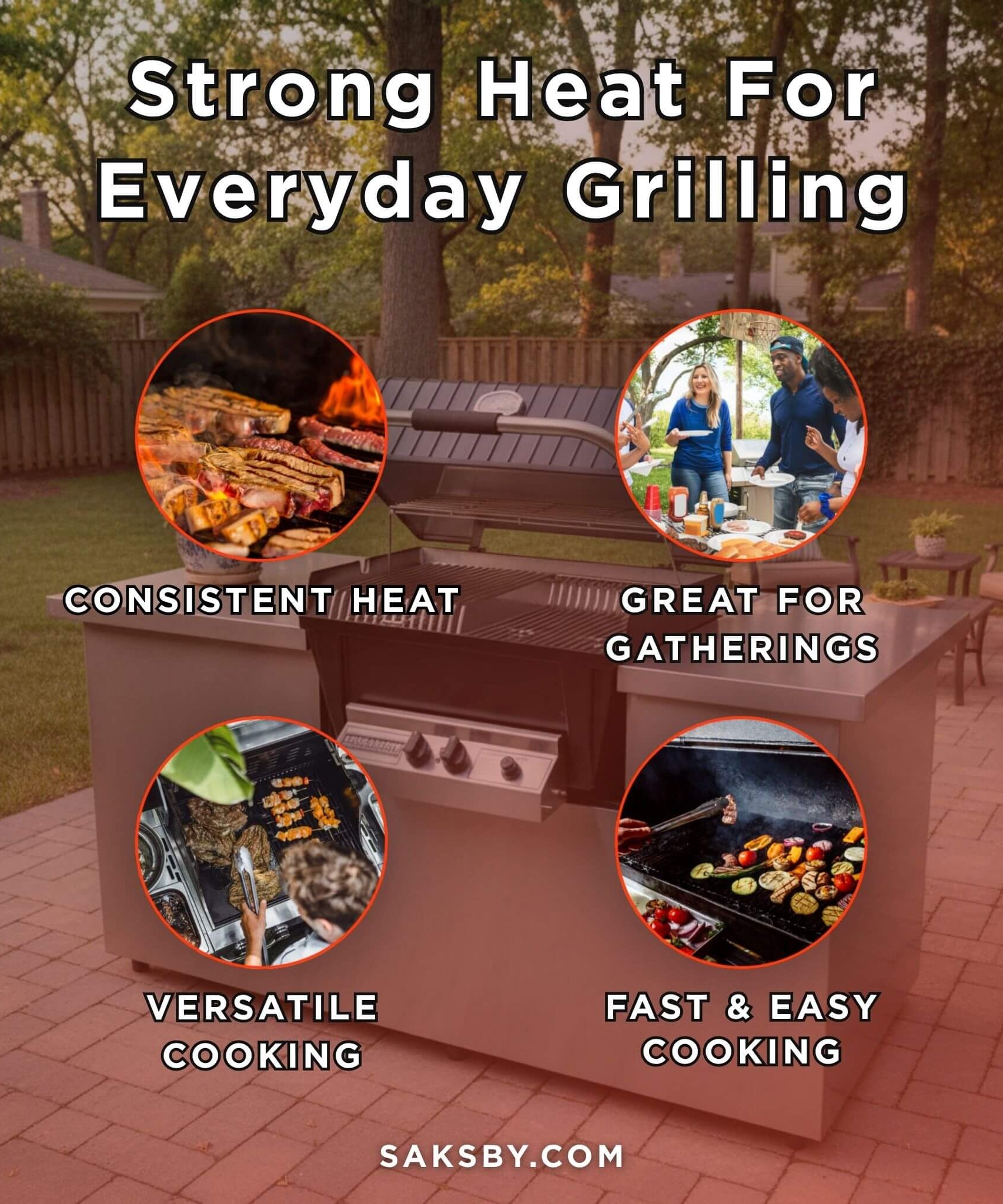 Broilmaster P4X Super Premium Cast Aluminum Gas Grill With Flare Busters (SAK84186)