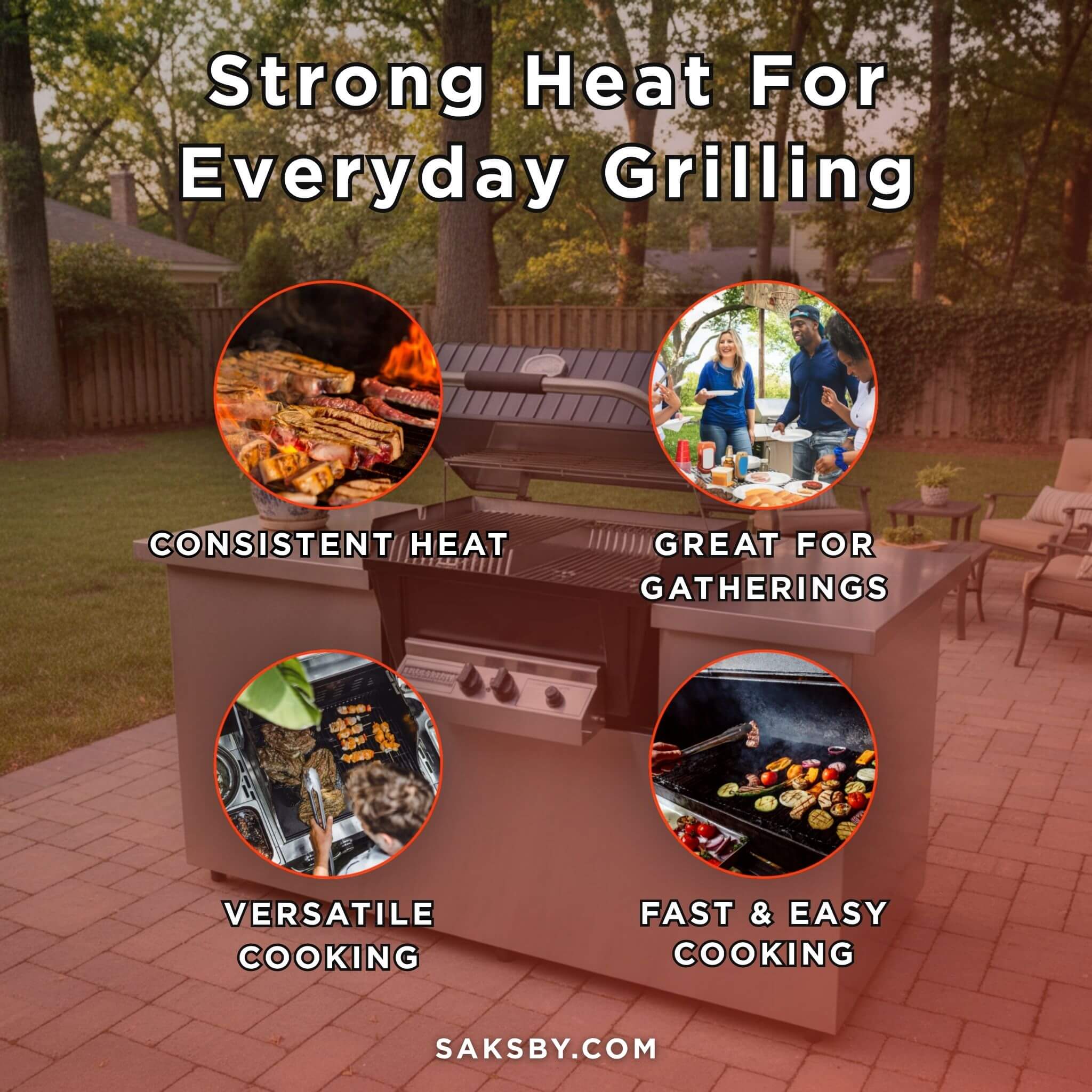 Broilmaster P4X Super Premium Cast Aluminum Gas Grill With Flare Busters (SAK84186)