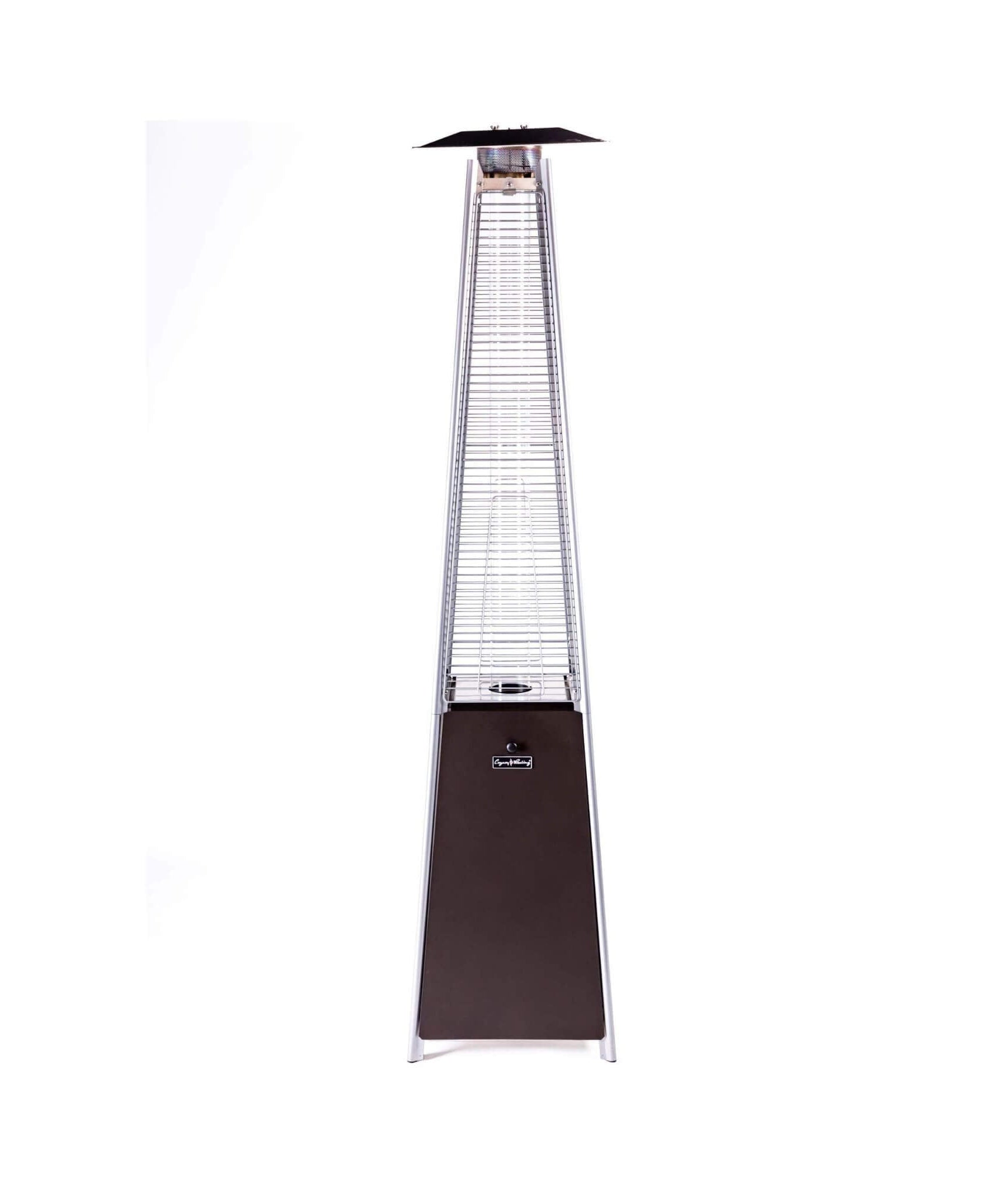 Legacy Heating Commercial Bronze Quartz Glass Tube Patio Outdoor Propane Heater For Backyards, Decks And Restaurants (SAK89210)