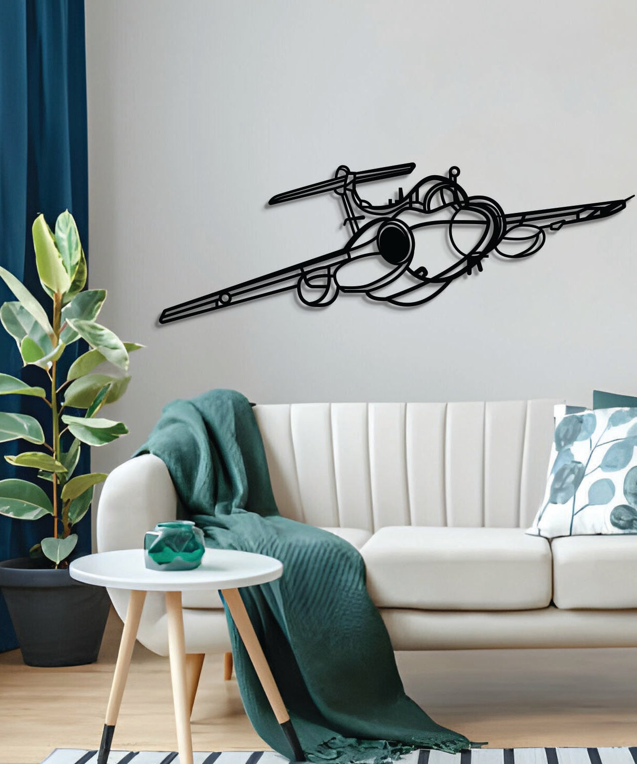 Buccaneer Mk2 Flugzeug-Wandkunst aus Metall – NCP0527