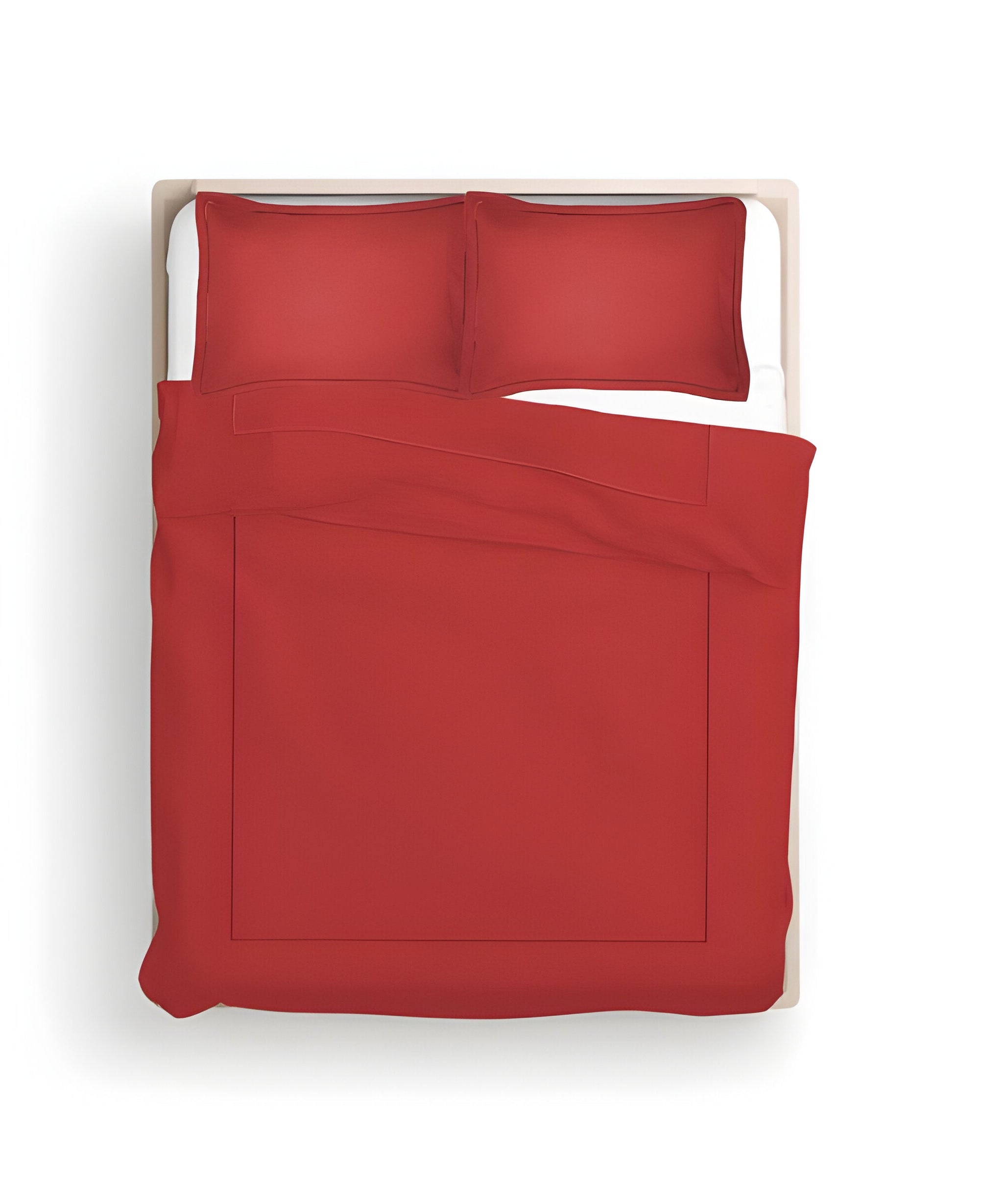 400TC Cotton Luxurious Single Embroidery Sateen Solid Duvet Cover Set