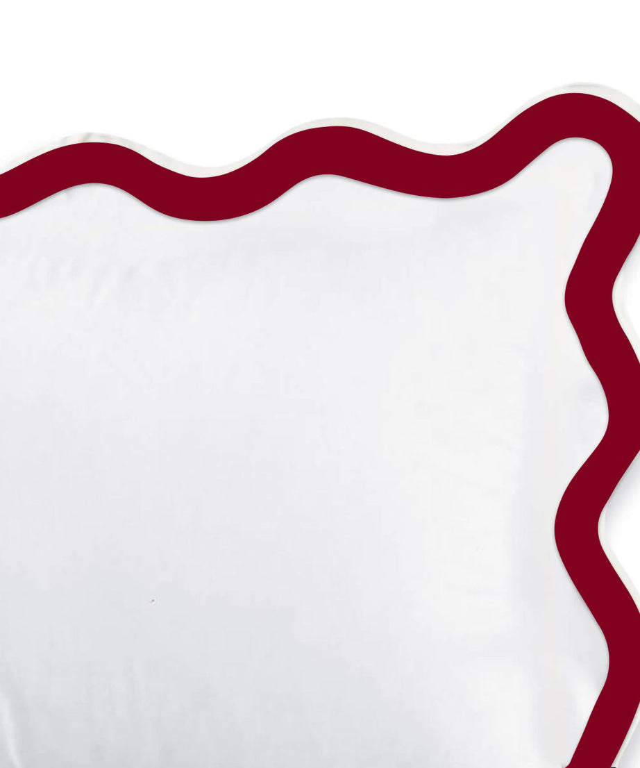 400TC Applique Scalloped Embroidery Cotton Duvet Cover Set