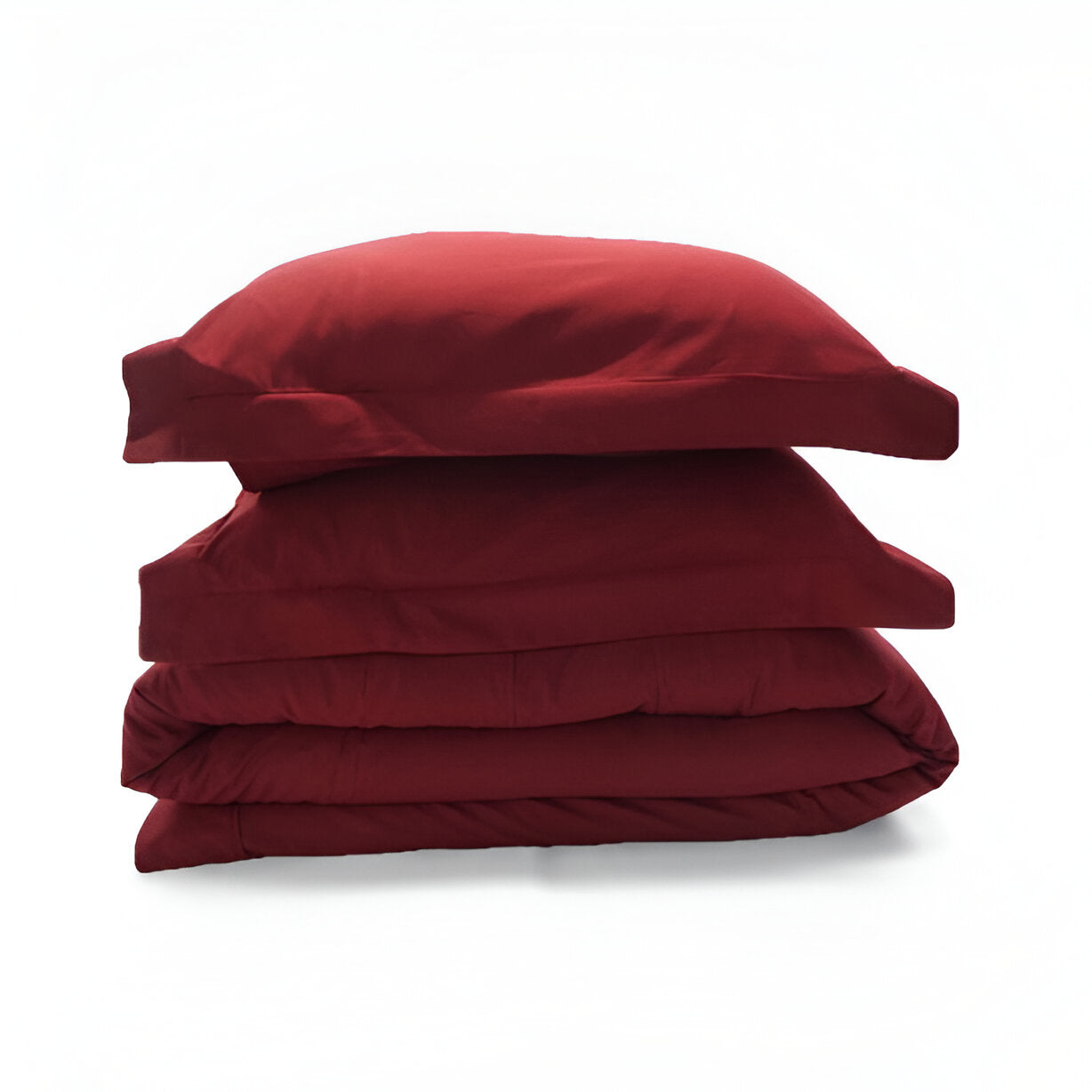 400TC Sateen Solid Cotton Round Duvet Cover Set