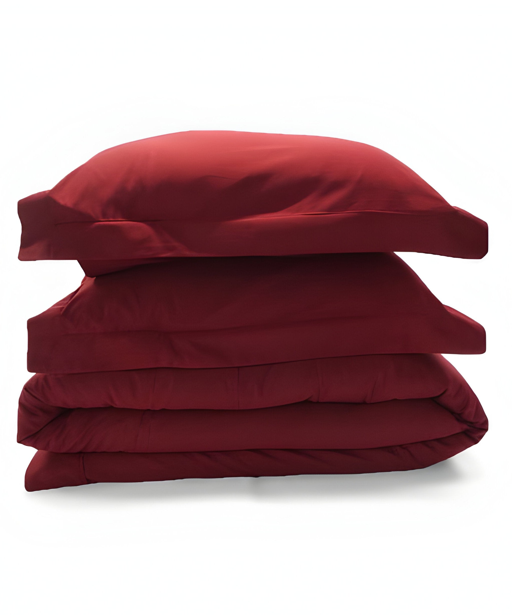 400TC Cotton Sateen Solid Duvet Cover Set