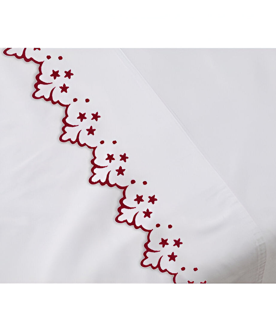 Elegant Flower Embroidered Duvet Cover Set