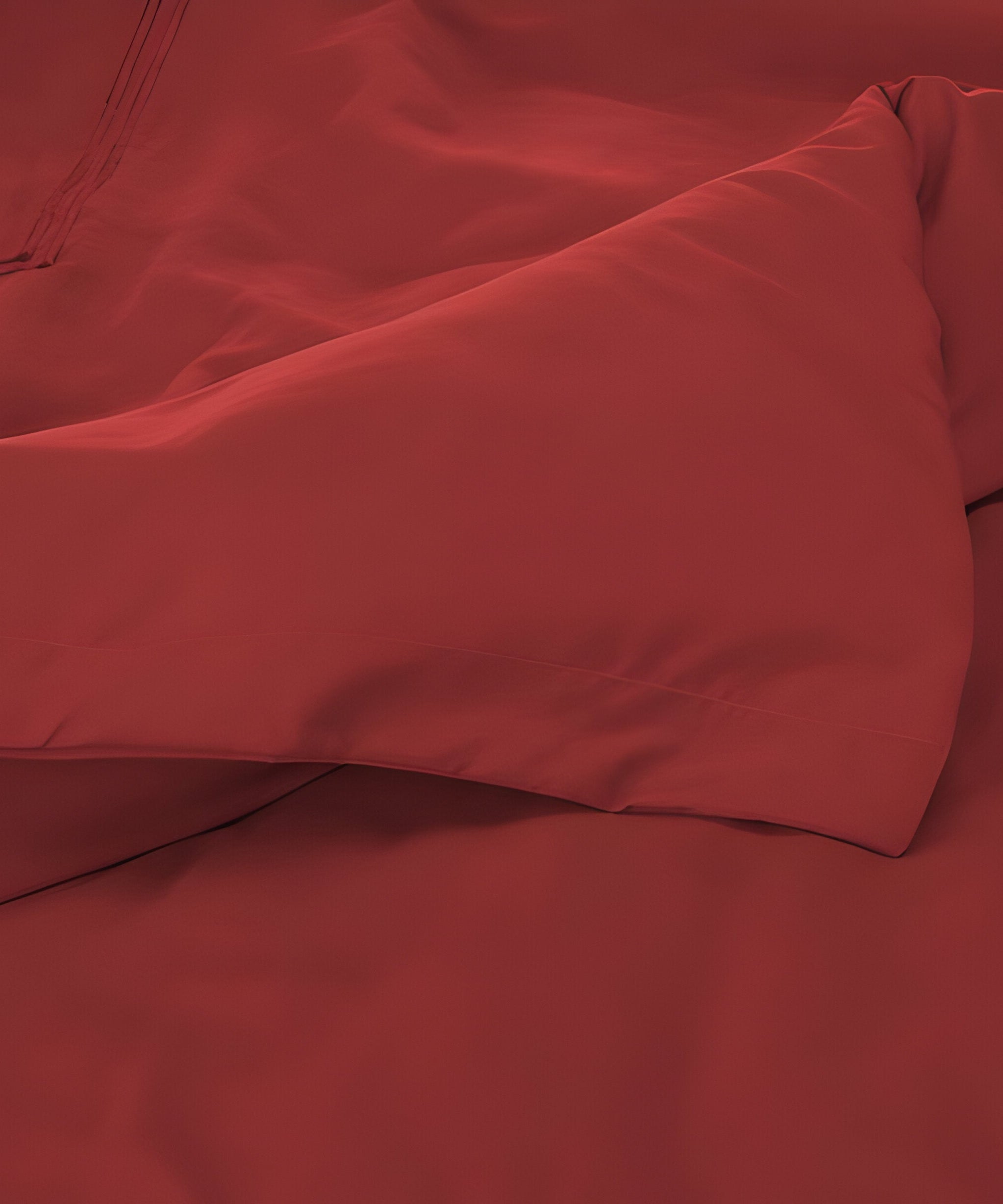 400TC Cotton Luxurious Double Embroidery Sateen Solid Duvet Cover Set