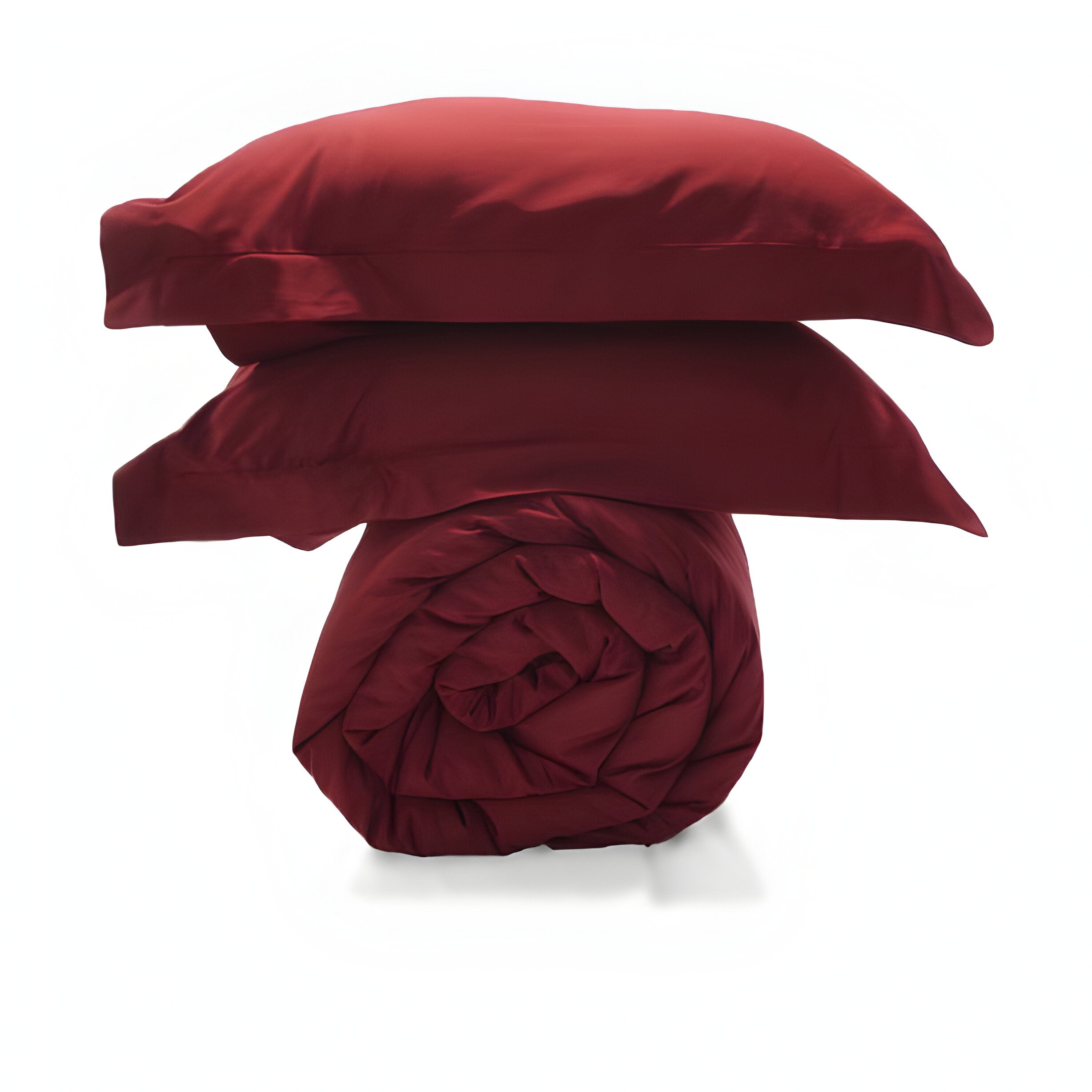 400TC Cotton Sateen Solid Duvet Cover Set