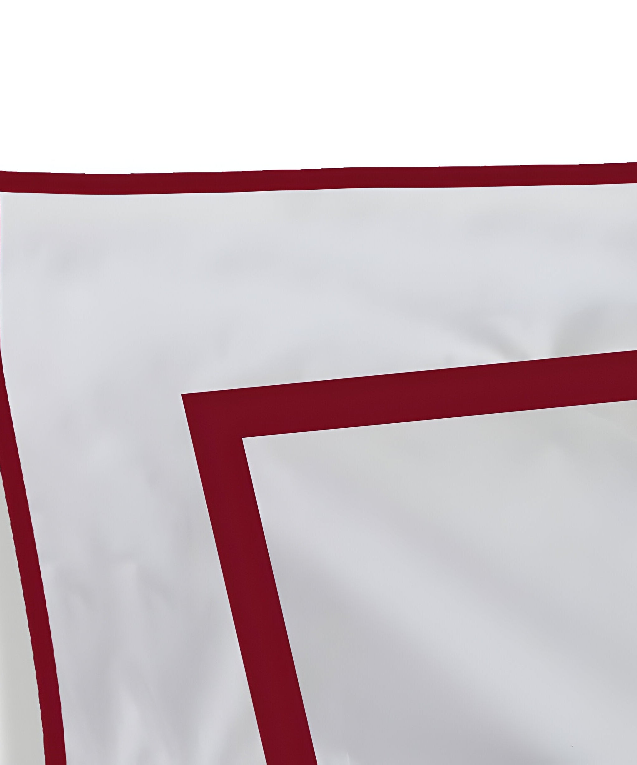 400TC Embroidery & Border Cotton Sateen Solid Duvet Cover Set