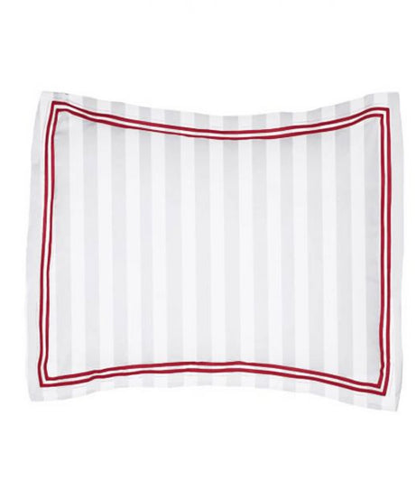 400TC Cotton Double Edge Embroidery Sateen Stripe Duvet Cover Set