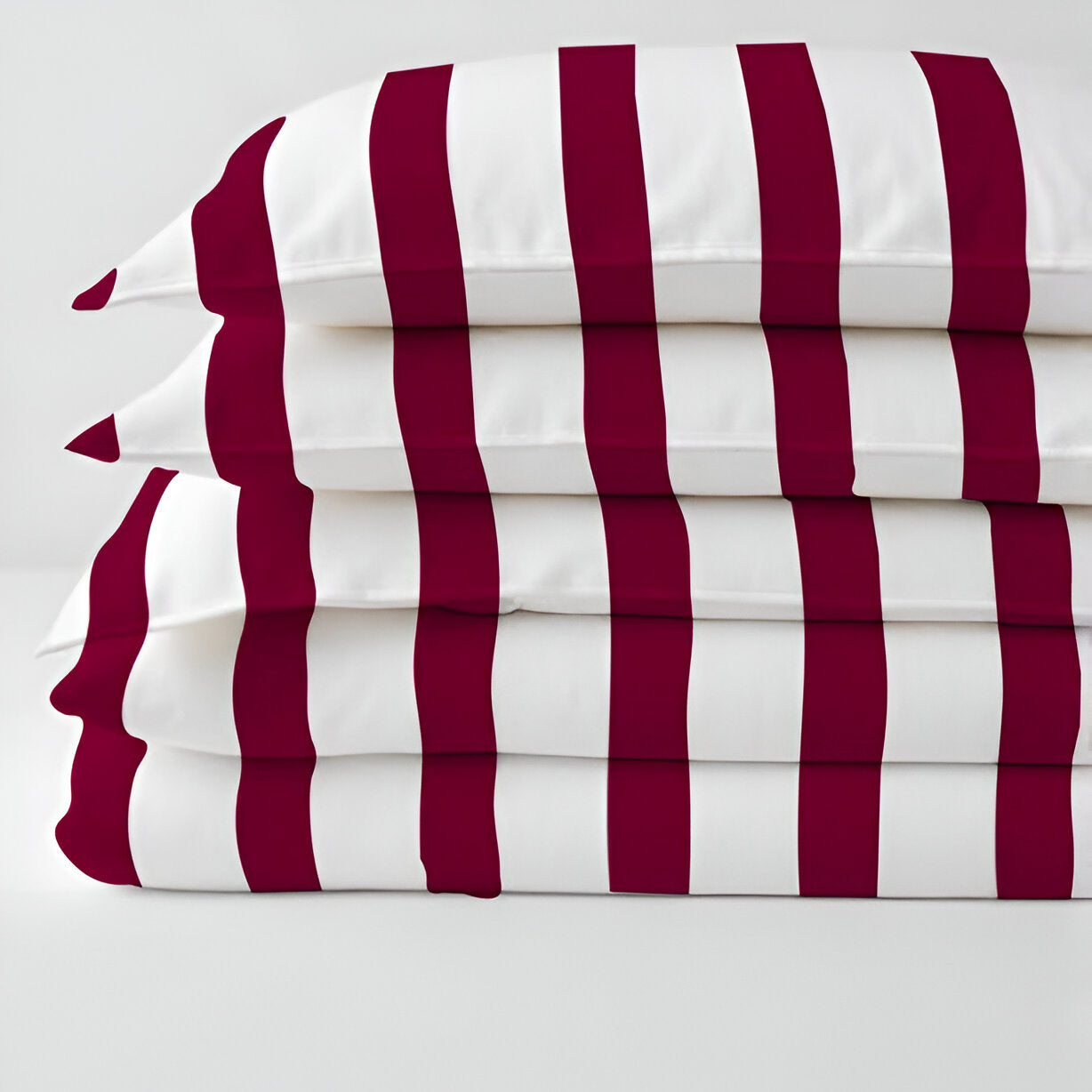 400TC Stripe Border Frame Cotton Sateen Duvet Cover Set